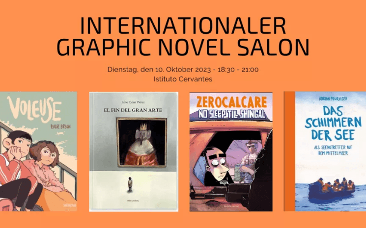Affiche de présentation du salon du roman graphique 