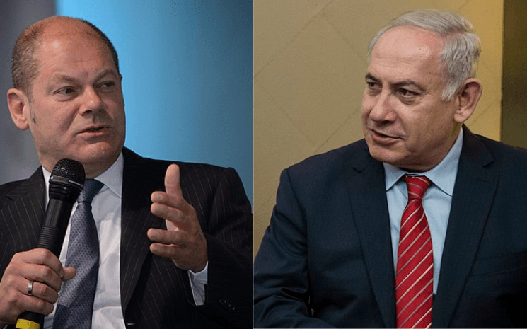 Scholz Netanyahou Allemagne Israel