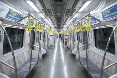 Le métro de Séoul en Corée du sud. 