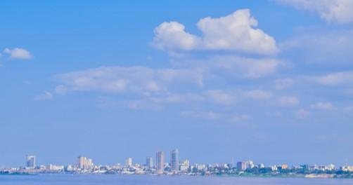 Depuis Brazzaville, vue sur le fleuve Congo