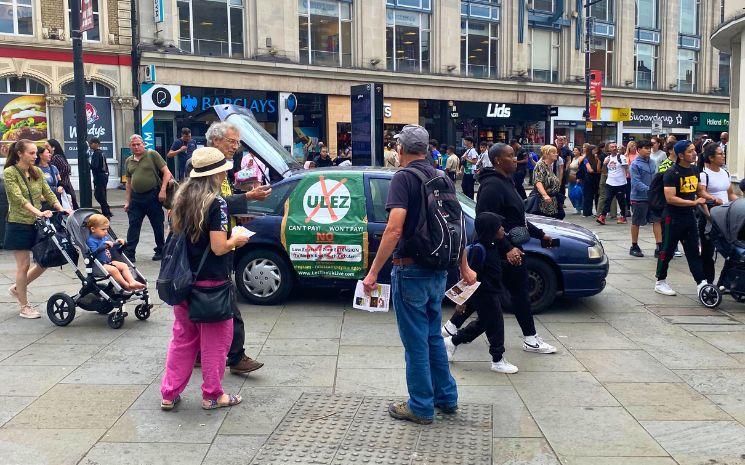 ulez Camden protest londres