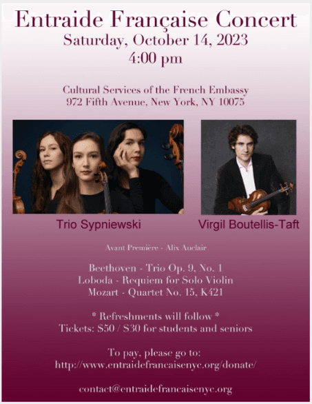 Concert de Solidarité à la Villa Albertine