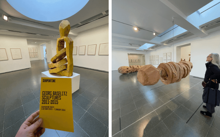 Georg Baselitz, ses sculptures exposées à Serpentine