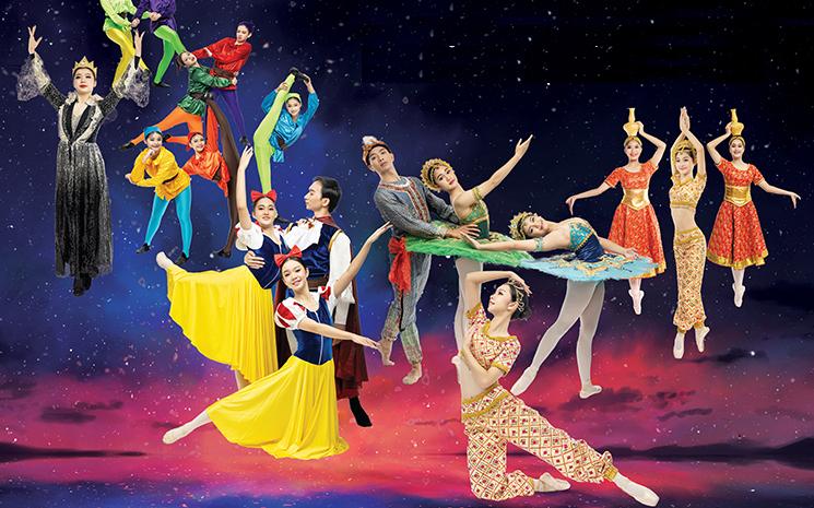 Affiche du spectale caritatif La Bayadere & Snow White a Chiang Mai