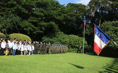 Hommage Phnom Penh ceux qui sont tombs pour la Frnace