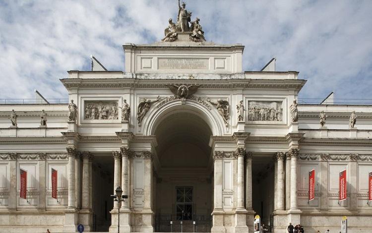 façade du palazzo delle esposizioni de rome