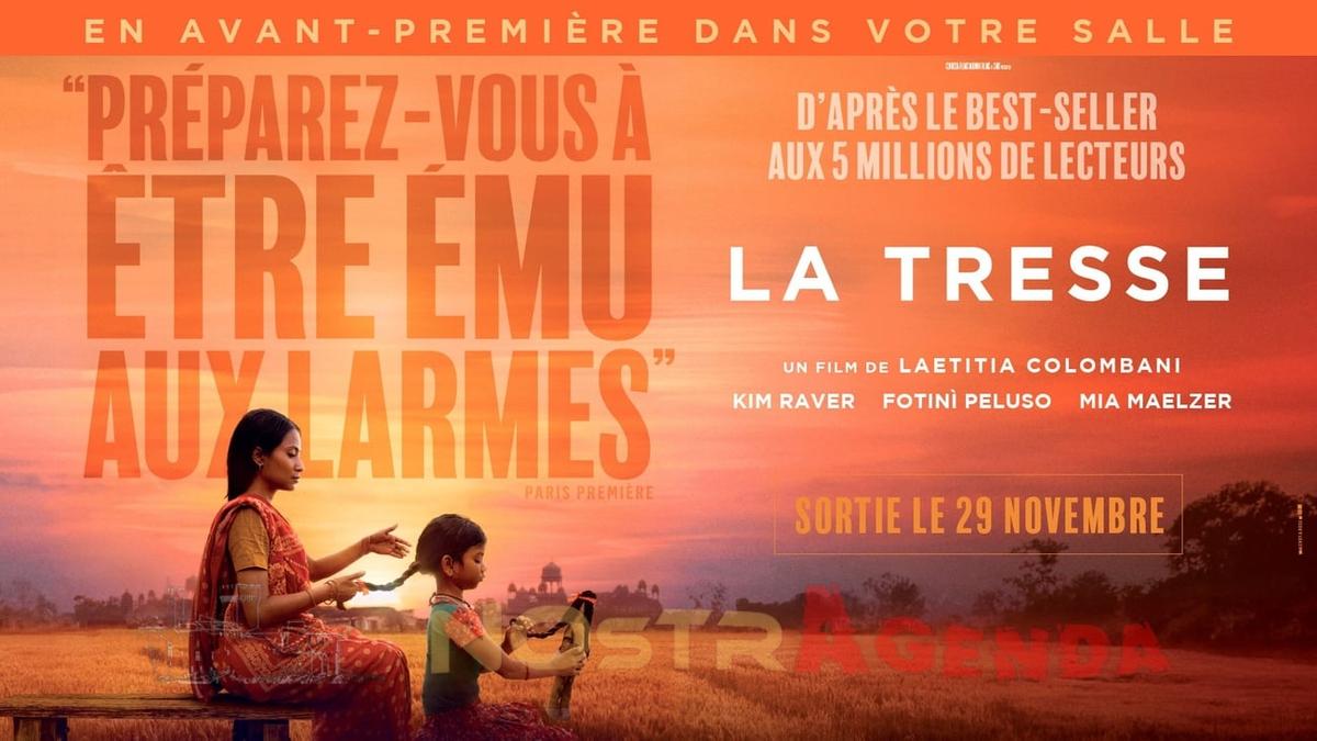 affiche de La Tresse un film français qui parle de l'Inde