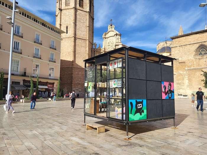 le module aminima de la base culture sur la plaza de la reina à Valencia