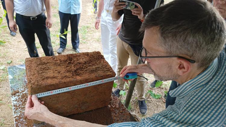 Une sépulture exhumée au vietnam en 2023