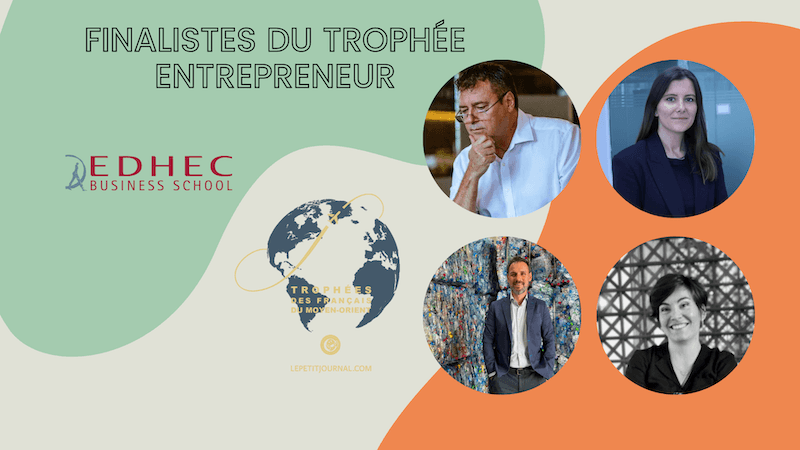 Les finalistes du trophée entrepreneur du Moyen Orient 