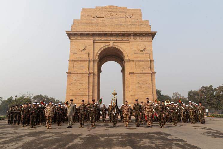 défilé militaire en Inde