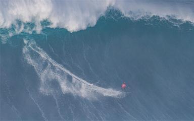 Lucas Chianca (BRA) winner of the 2021 Nazare Tow Challenge