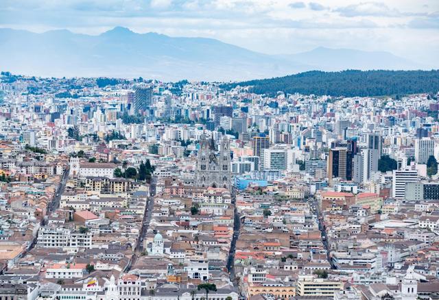 Photo des immeubles de Quito