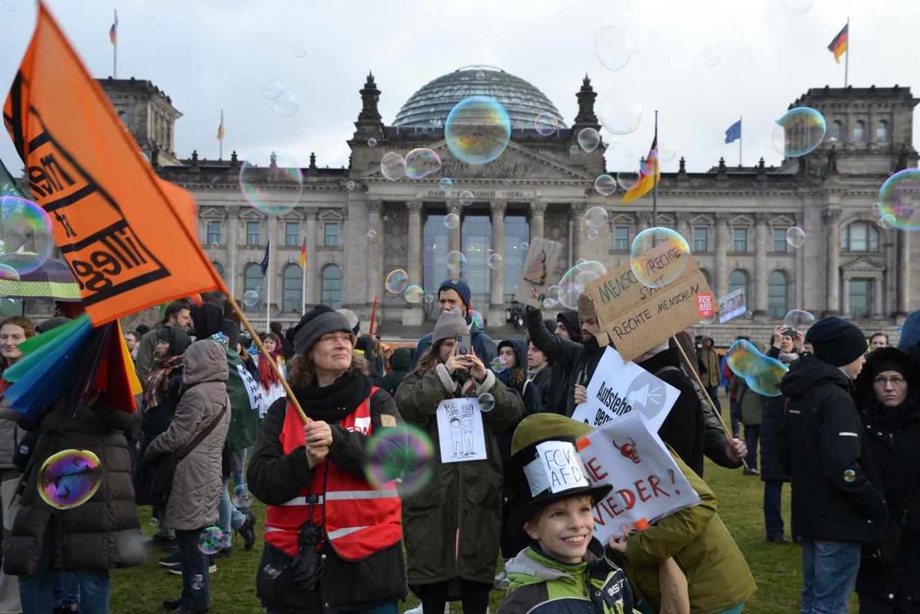 Manifestation contre l'Afd