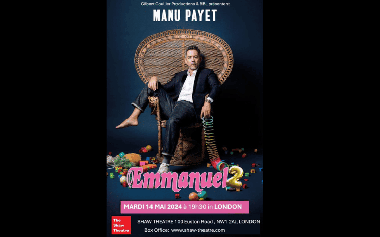 Manu Payet en spectacle à Londres