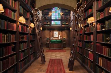 La chambre secrète de la bibliotheque de la cathédrale Saint-Paul