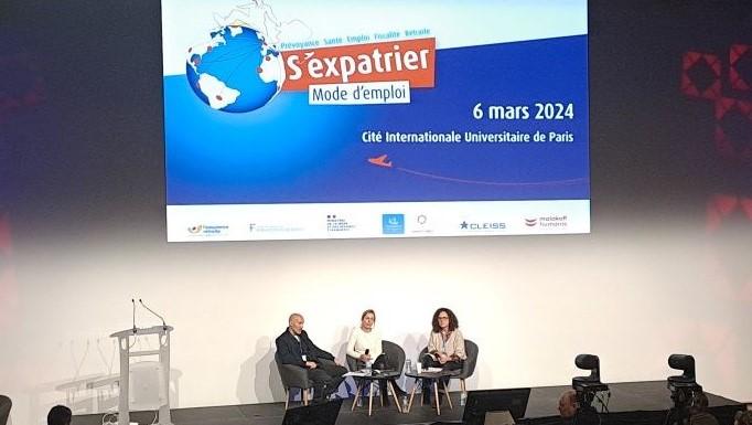 Conférence lors du salon s'expatrier mode d'emploi