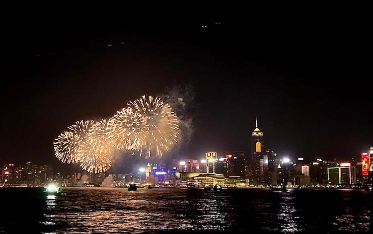 feux artifice hong kong