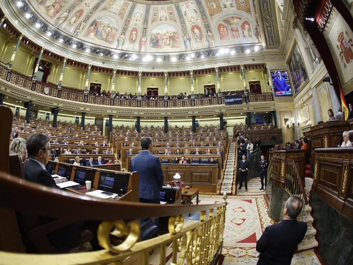 pedro sanchez et congres des deputés