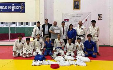 une amicale Franco Cambodgienne aide à développer le judo dans le royaume 1