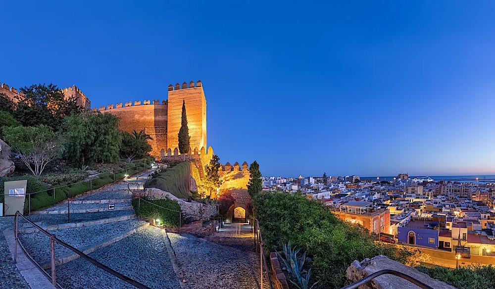 Almeria vue du chateau