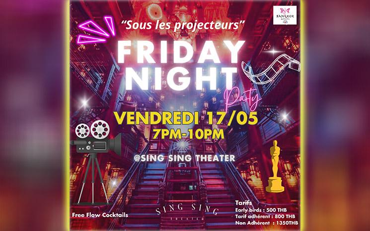 Affiche de la soiree Bangkok Accueil au Sing Sing a Bangkok