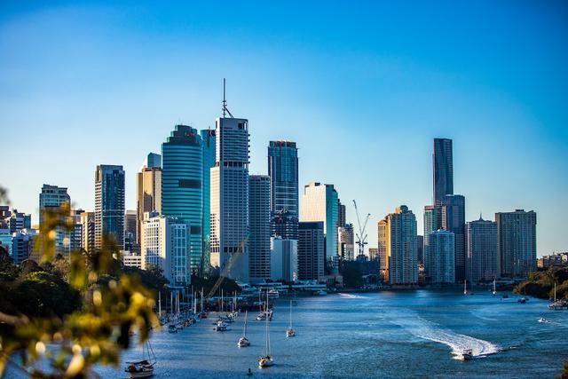 une vue aérienne de Brisbane en Australie 