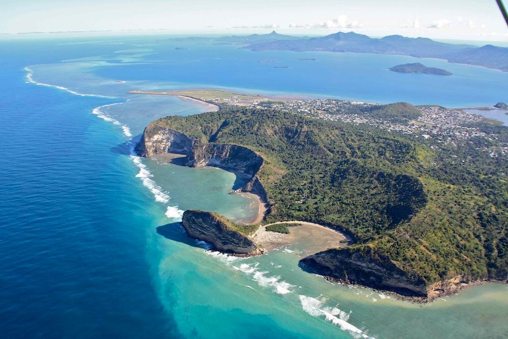 L'île de Mayotte vue du ciel 