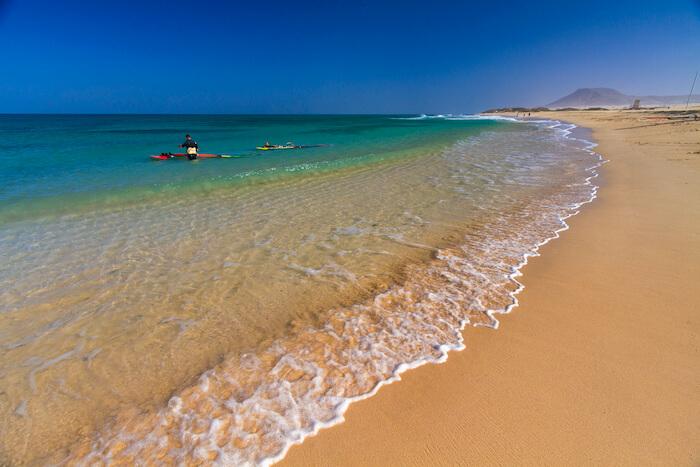 Plage à Fuerteventura aux Canaries