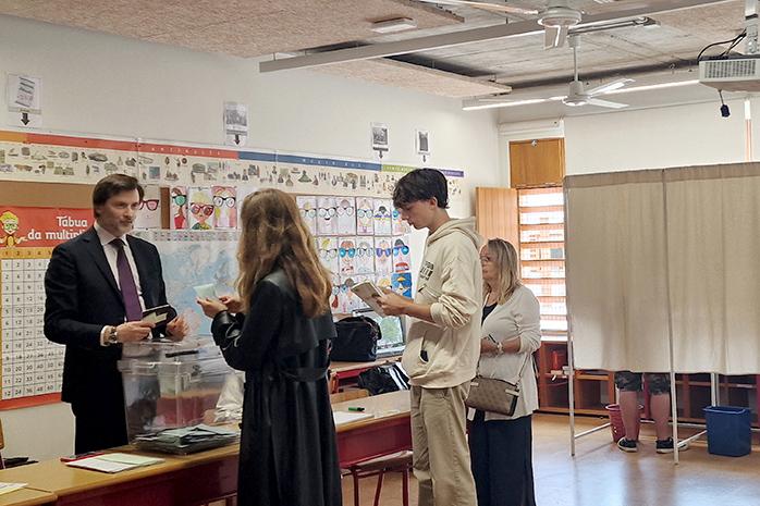 Bureau de vote Lisbonne, élections législatives