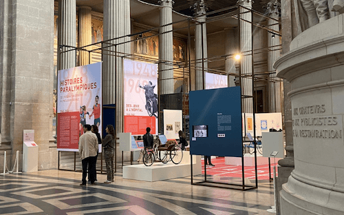 le panthéon accueille une exposition sur le paralympisme