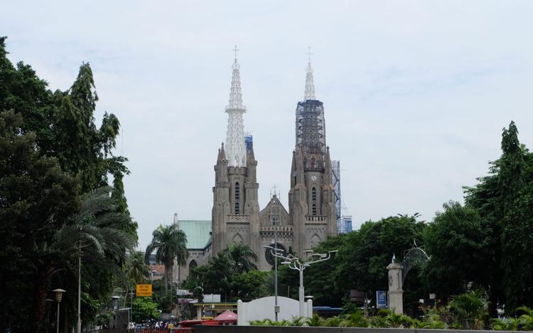 Cathedrale de Jakarta à visiter en Indonésie 