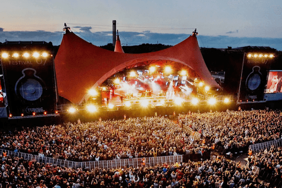 Festival de Roskilde au Danemark