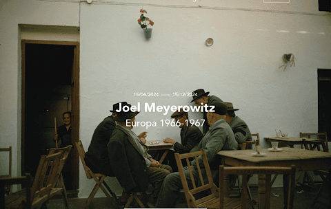 Du 15 juin au 15 décembre 2024, le Musée Picasso de Málaga présente "Joel Meyerowitz. Europe 1966-1967",  les premiers travaux du prestigieux photographe Joel Meyerowitz (New York, 1938).