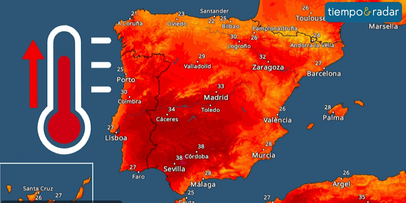 Températures en hausse dans le sud de l’Espagne