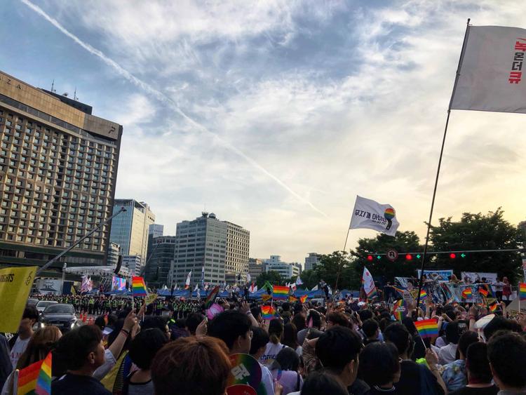 La Pride à Séoul en 2019.