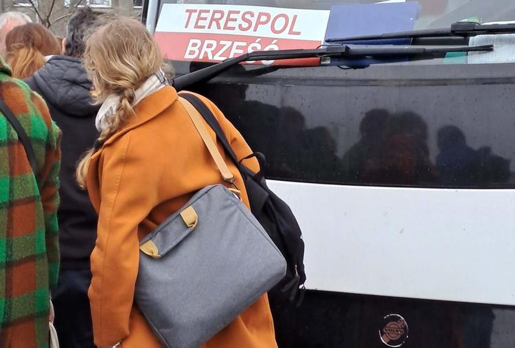 Bus vers Brest-Litovsk, au départ de Terespol. Photo : Cécile Aurand pour Lpj.com Varsovie