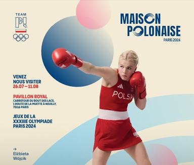 Affiche - Maison polonaise JO Paris 2024