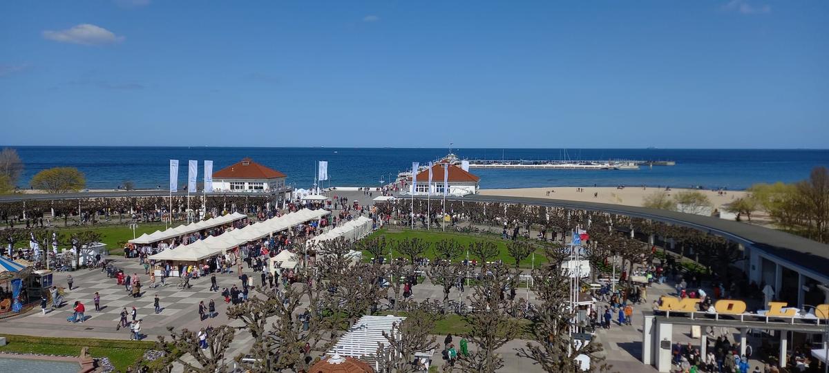 Le Molo de Sopot vu d'en haut. Photo : Bénédicte Mezeix pour Lpj.com Varsovie