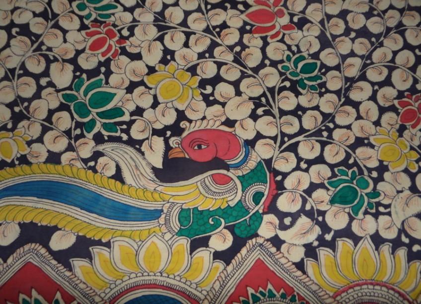 Peinture Kalamkari. Image wikipedia CC