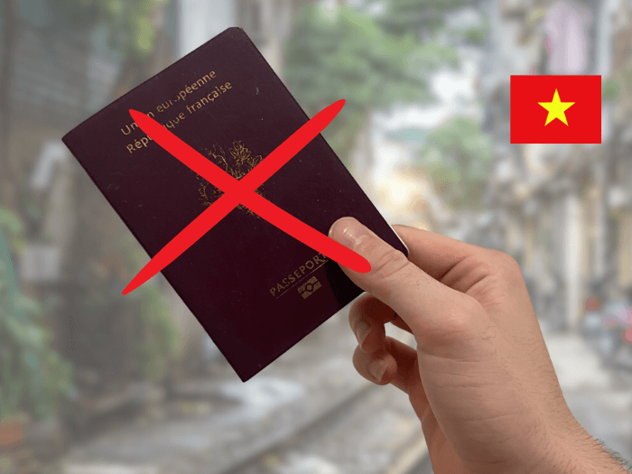 Perte passeport Vietnam