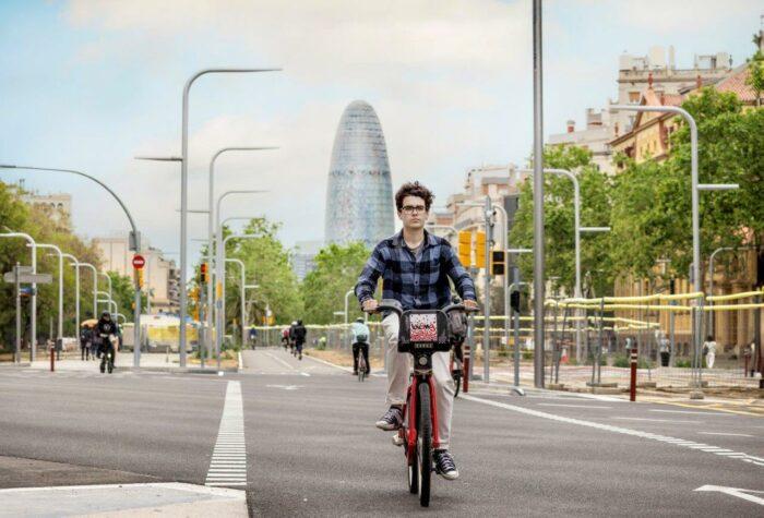 Voies cyclable Barcelone