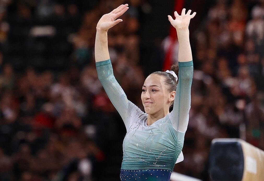 Kaylia Nemour a remporté la médaille d'or en gymnastique, aux JO Paris 2024.