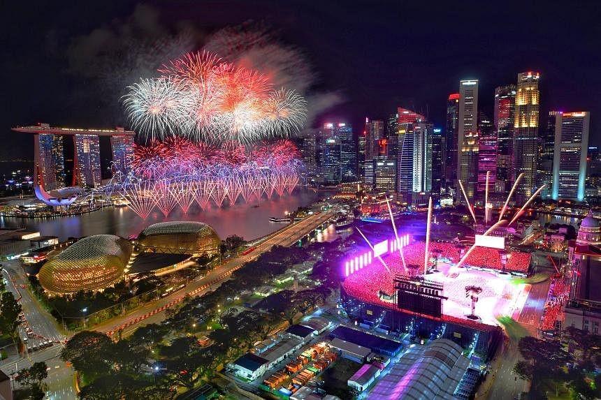 A Singapour, la fête nationale est l'occasion d'une grande parade.