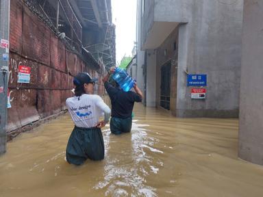 Blue Dragon aide inondation crue Hanoï