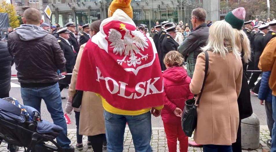 Manifestation polonaise soutien à l'Ukraine