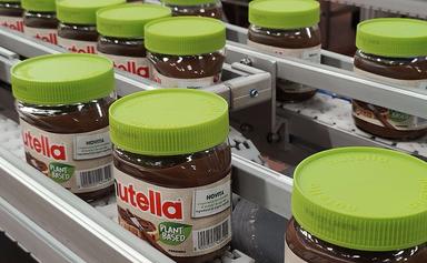 Pots de Nutella Plant-Based au couvercle vert