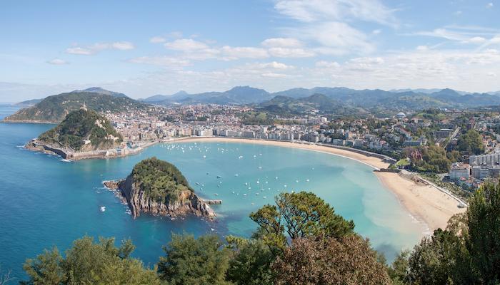 Saint sebastien Panorama depuis Mont Igueldo