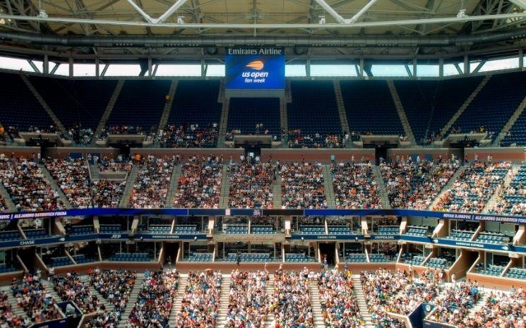 Stade US Open, où le cocktail Honey Deuce est très apprécié