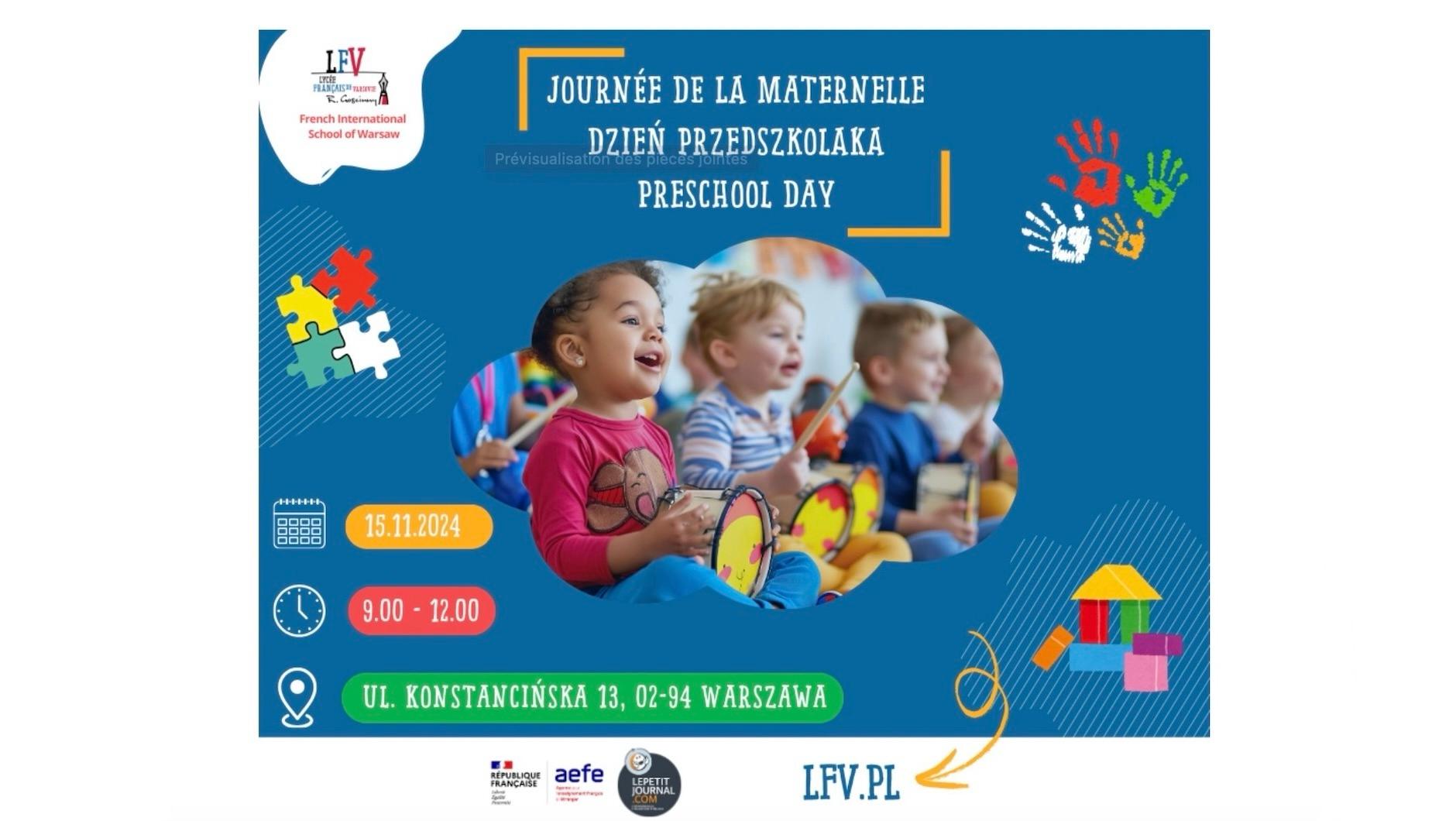 Preschool day - Journée de la Maternelle - LFV